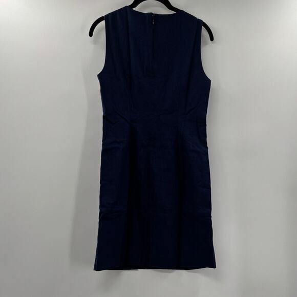 J.Crew Linen-blend button-front mini dress - Picture 5 of 8